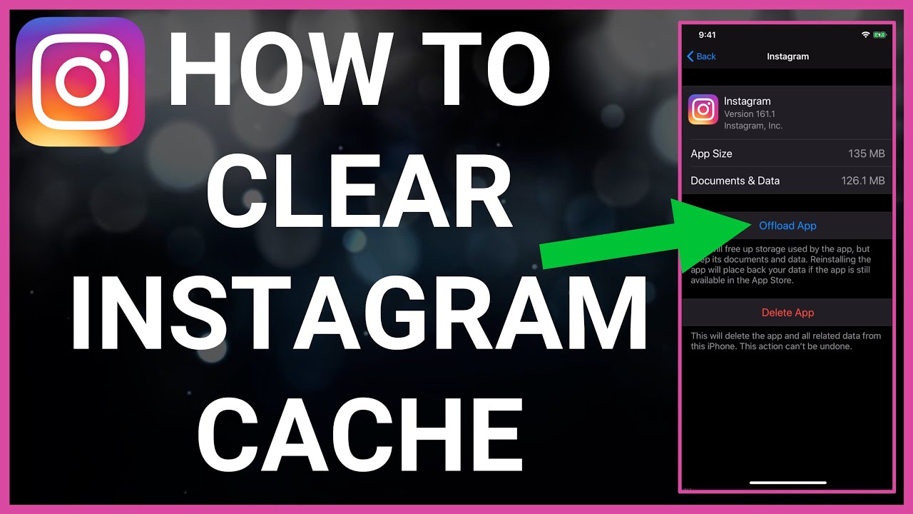 How To Clear Your Instagram Cache - YouTube