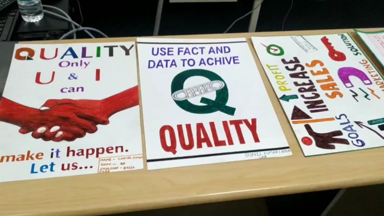 Quality Poster and Slogan Making Competition on Quality Month Nov ...
