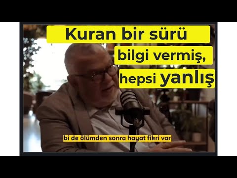 KURAN BİR SÜRÜ BİLGİ VERMİŞ HEPSİ YANLIŞ - CELAL ŞENGÖR