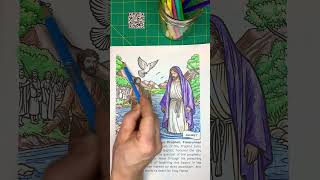 #coloring Theophany Saint John the Baptist #orthodox #coloringbook #saintoftheday #orthdoxy #drawing