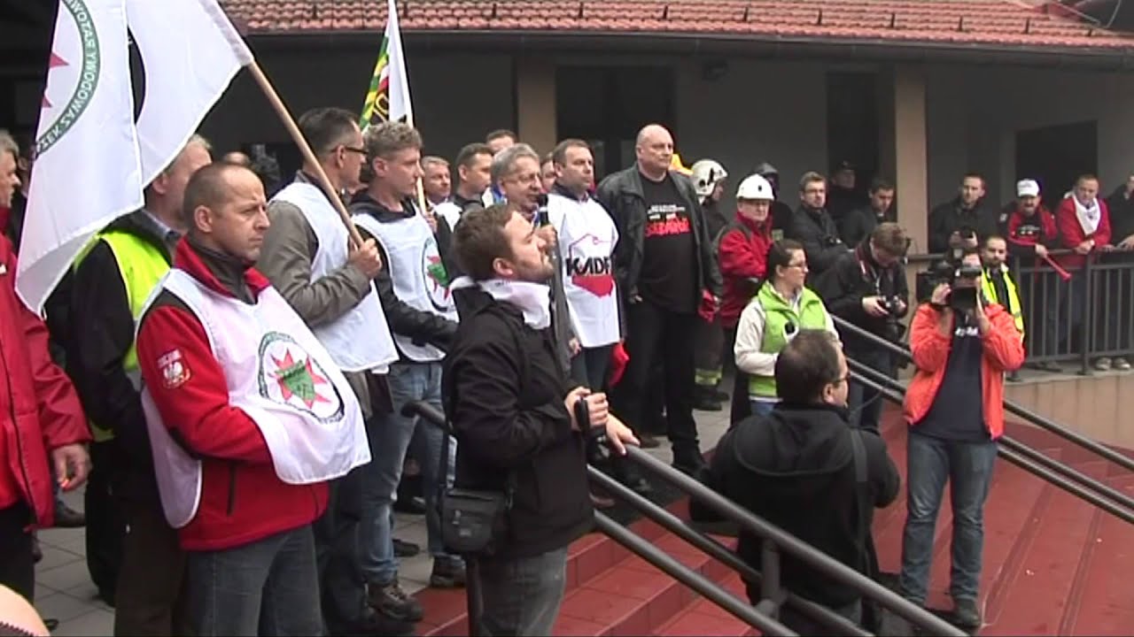 Manifestacja w Brzeszczach