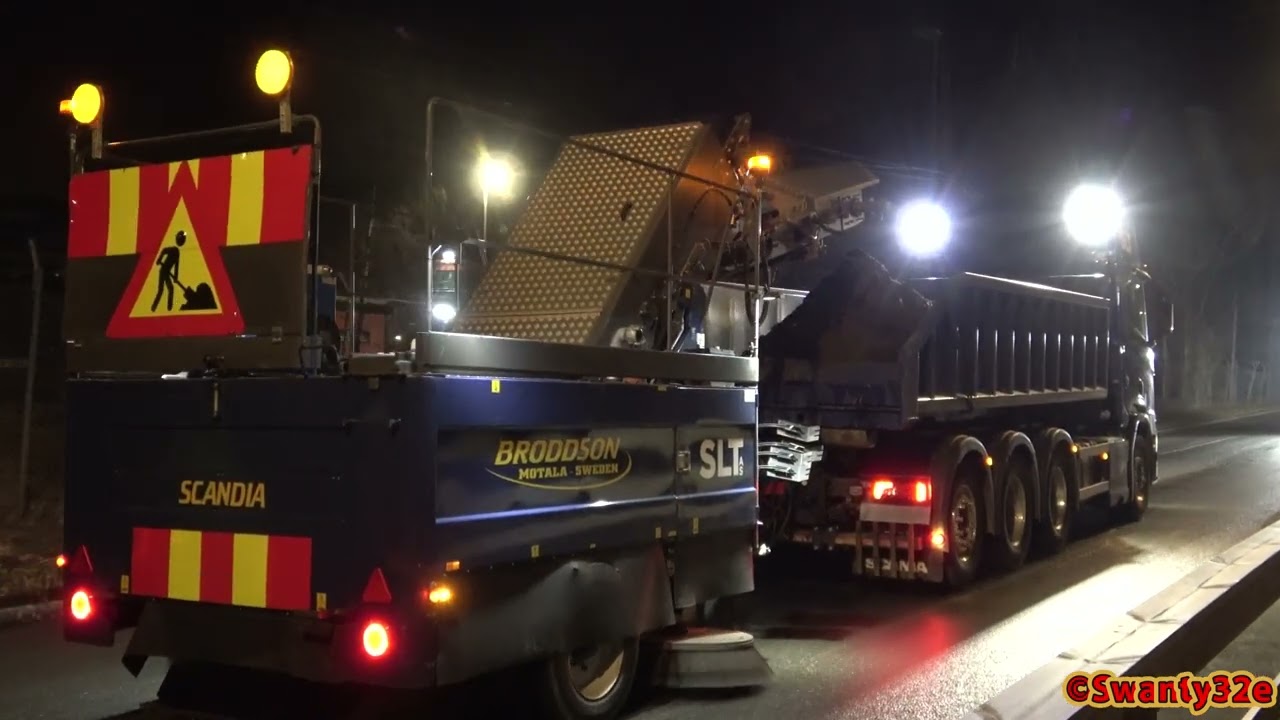 4K| Evening Spring Street Cleaning - Fendt 516 Vario, Scania R650, Fendt 724 Vario