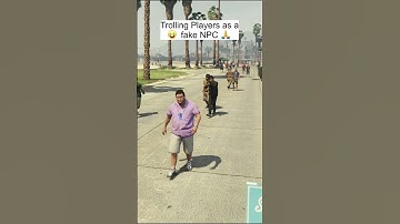 Trolling Players as a fake NPC in GTA 5 #gta #gta5 #gtaonline #funny
