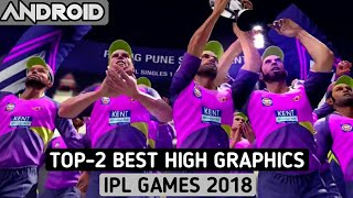 TOP 2 BEST HIGH GRAPHICS IPL CRICKET GAMES OF 2018 FOR ANDROID | BEST IPL GAMES 2018 | TEEKY TECH screenshot 4