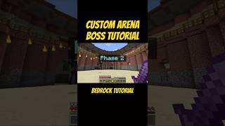 Customizable Boss Arena #minecraft #gaming #commandblock #minecraftlive