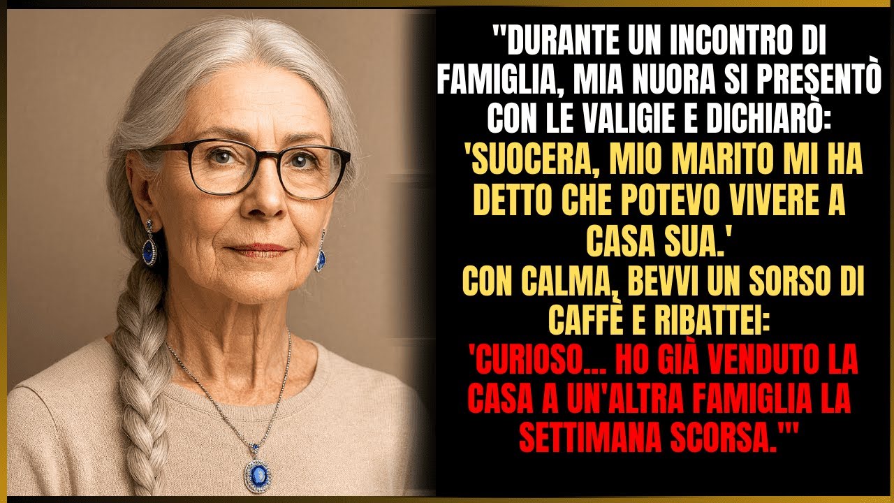 «A tavola mia nuora disse che si trasferiva — peccato che la casa non fosse più mia.»