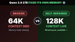 Qwen 3.8 27B Fixed Its Own Broken Memory System on AMD R9700 - Hermes Agent