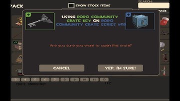 Quick unboxing of a Robo Crate! | TF2