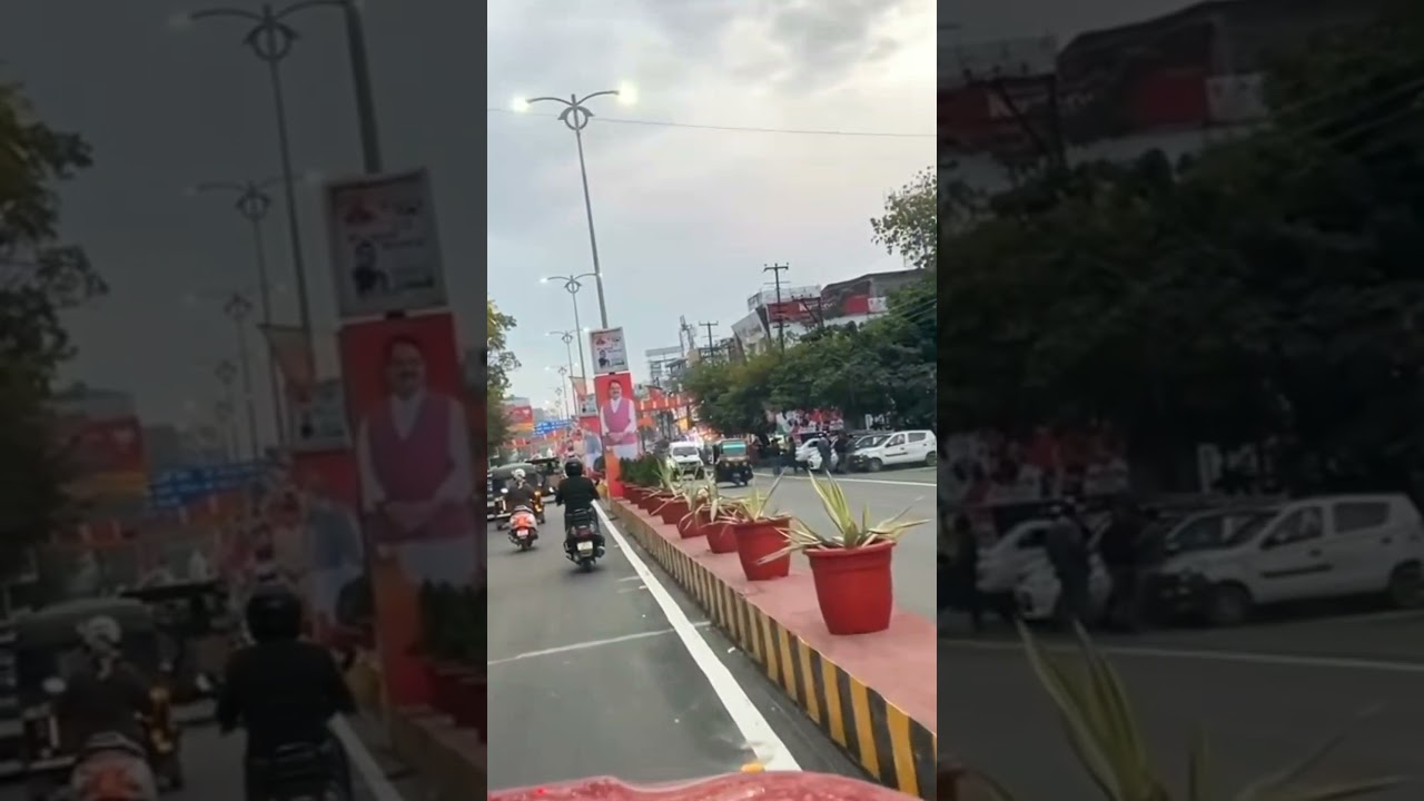 modiji ke liye road saja dii ❤️. Sourav Joshi vlogs 😍. #shorts