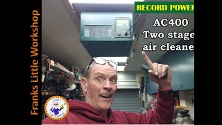 Record Power AC400 two stage air filter