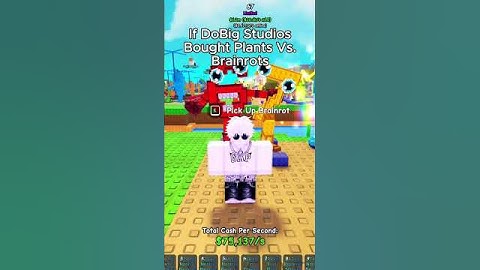 If DoBig Studios Bought Plants Vs. Brainrots💀 #roblox #plantsvsbrainrots #shorts