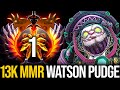  rank 1 europe  13000 mmr watson pudge carry  pudge official