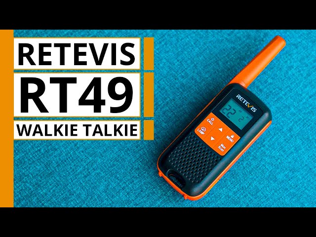 Retevis RT49 Rechargeable Long Range Walkie Talkies Review 