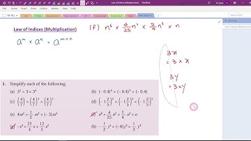 KSSM F3 Maths C1, 1.2 Law Of Indices (Part 1, v.25)
