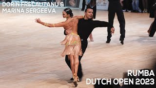 Dorin Frecautanu \& Marina Sergeeva - Rumba | Dutch Open 2023