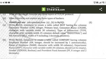 mysql sum and solution tyb.comsem5 mumbai university