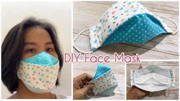 Best Fit 3D Face Mask Hawk Style with Filter Pocket | How to make Mask | การทำหน้ากากผ้าหลากสี สวยๆ