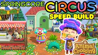 making Pietro a SPRINGCORE CIRCUS | speed build &amp; dailies | ACNH