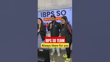 IBPS SO TEAM ALWAYS THERE FOR YOU #IBPS #IBPSSO #preparation #EXAM #GOVTEXAM #HR #IT #MARKETING #LAW