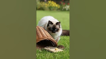 Shocking! 😱😱The cat sets a trap and waits in silence やばすぎ！😱😱猫は罠を仕掛けて静かに待っている