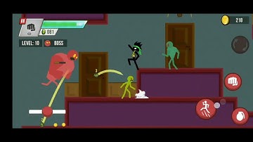 Stick Vs Zombies: Stickman Vs Max Level Boss Fight | Haunted Manor Chapter 4 | Gameplay