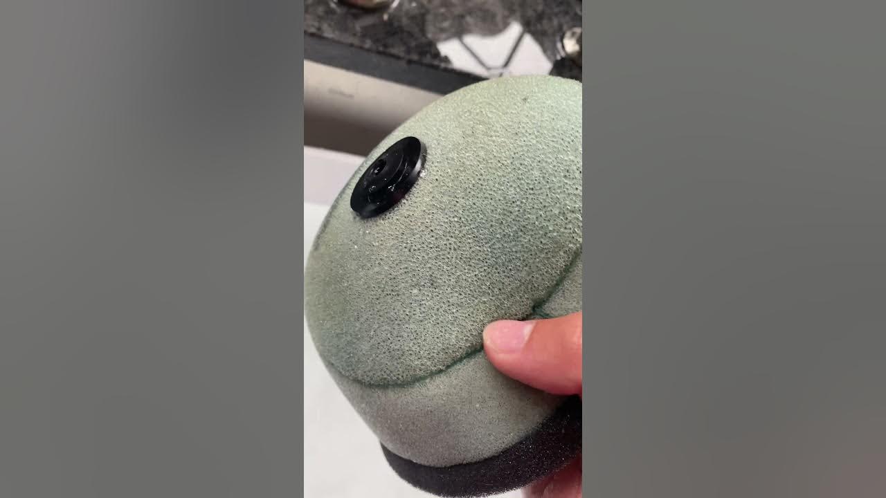 Can you clean an air filter with dish soap? CRF150RB YouTube