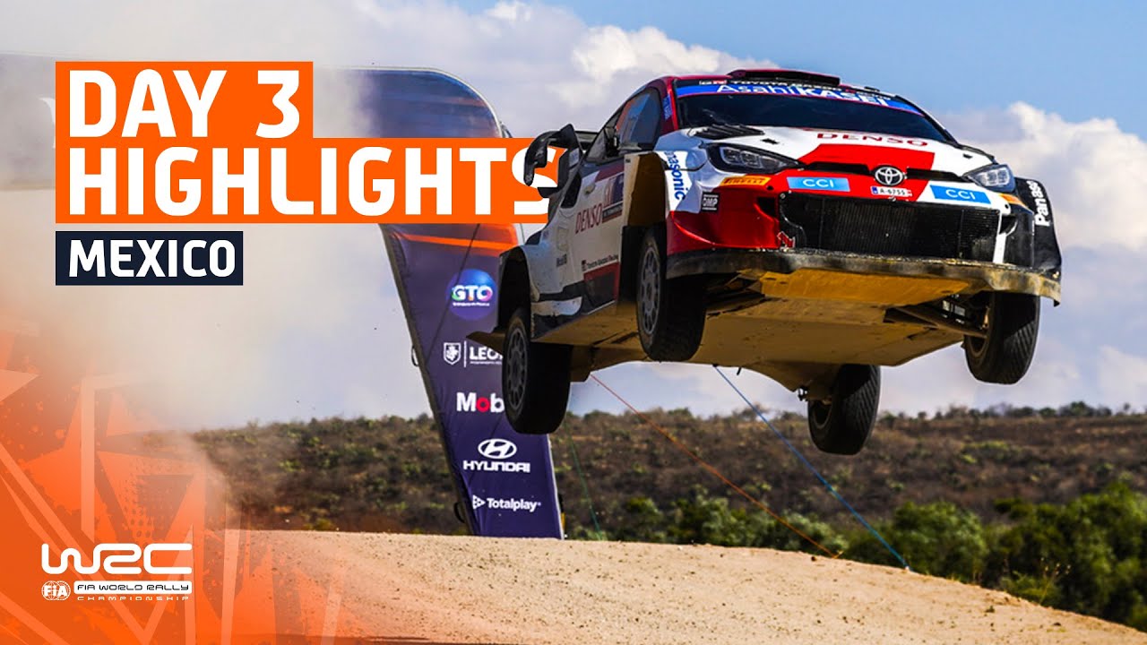 ⁣Day 3 Highlights | WRC Guanajuato Rally México 2023