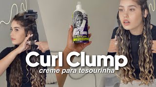 Creme próprio para finalização tesourinha?😳🩷 Curl Clump Soul Power