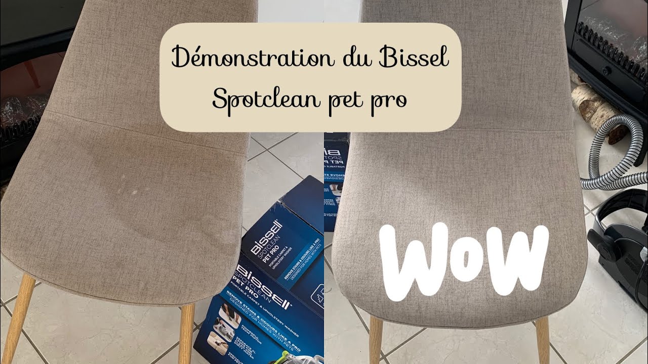 Bissel spotclean pet pro - YouTube