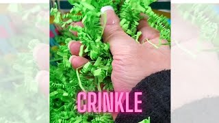 ASMR Crinkle Paper/ Easter Grass Shredded Paper #shorts