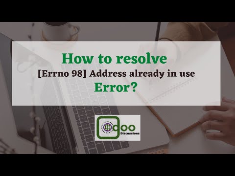 How to resolve Address already in use Error | Odoo Discussions