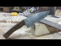 Av Bıçağı Yapımı Kamyon Makasından  (Bowie Knife )