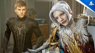 Peters Amazing Evil Symbiote Vs Agony Venoms Daughter Transformation In Marvels Spider-Man 2