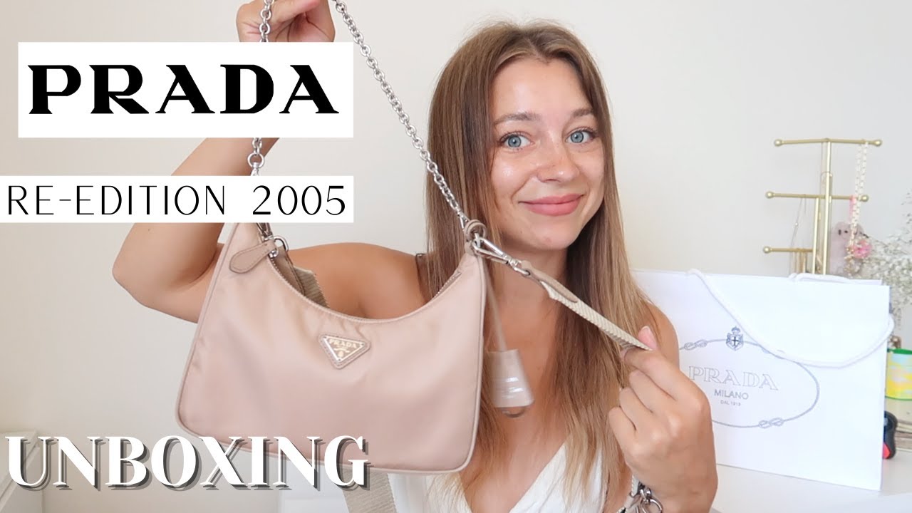 Alabaster Pink Prada Re-Edition 2005 Re-Nylon bag - Fake Prada Store