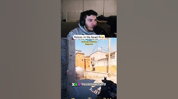 Voices in his head fr😭😂 #twitchstreamer #shorts #trainwreckstv #twitchclips #cs2