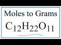 Moles to Grams Conversions