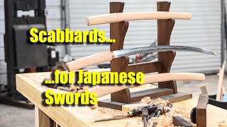 Making a Japanese Sword Scabbard - Very Satisfying