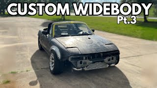 Wrecked Miata gets CUSTOM 1-of-1 Metal Widebody - Pt. 3