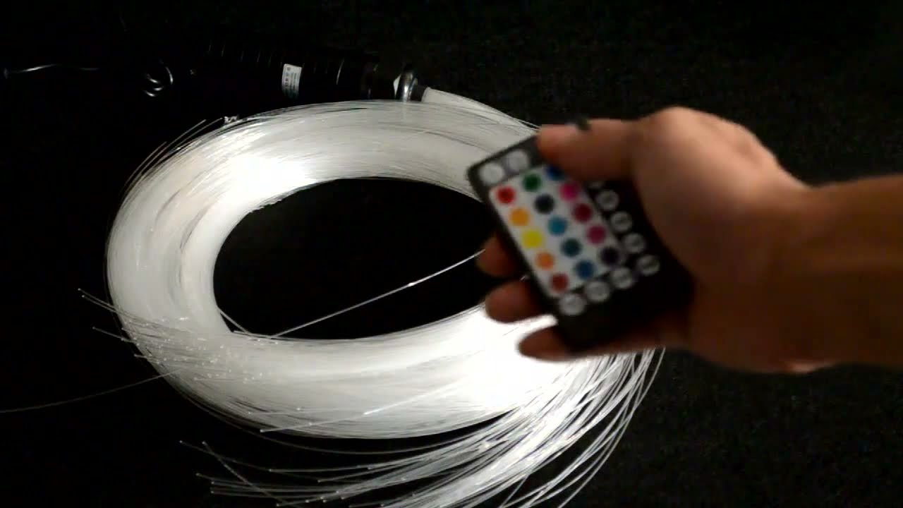 DIY Multicolor LED Fiber Optic Light For Limousine- superlightingled