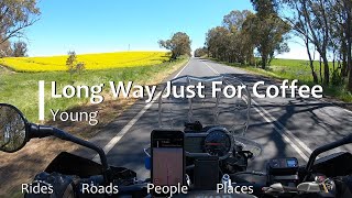 Motorcycle Touring - Long Way Just For Coffee -  Young