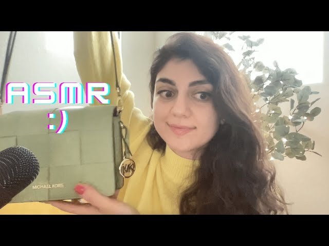Zippers, tapping, scratching purse ASMR!