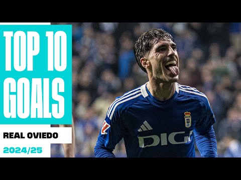 ¡Los 10 MEJORES GOLES del REAL OVIEDO en LALIGA HYPERMOTION 2024/25!