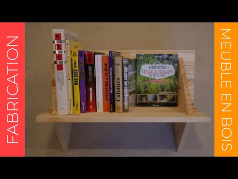 Vidéo: Étagères pour livres de vos propres mains. Tailles d'étagère