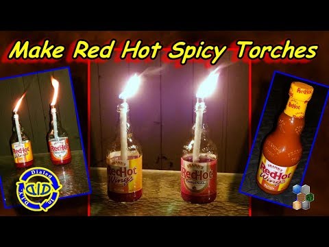 Make Red Hot Tiki Torches - Cool Decoration & Spicy Bug Deterrent