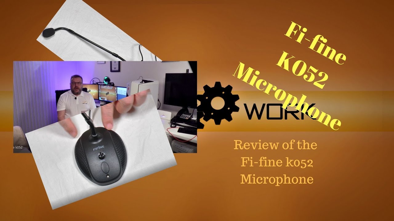 Review of the fifine k052 USB Desktop microphone YouTube