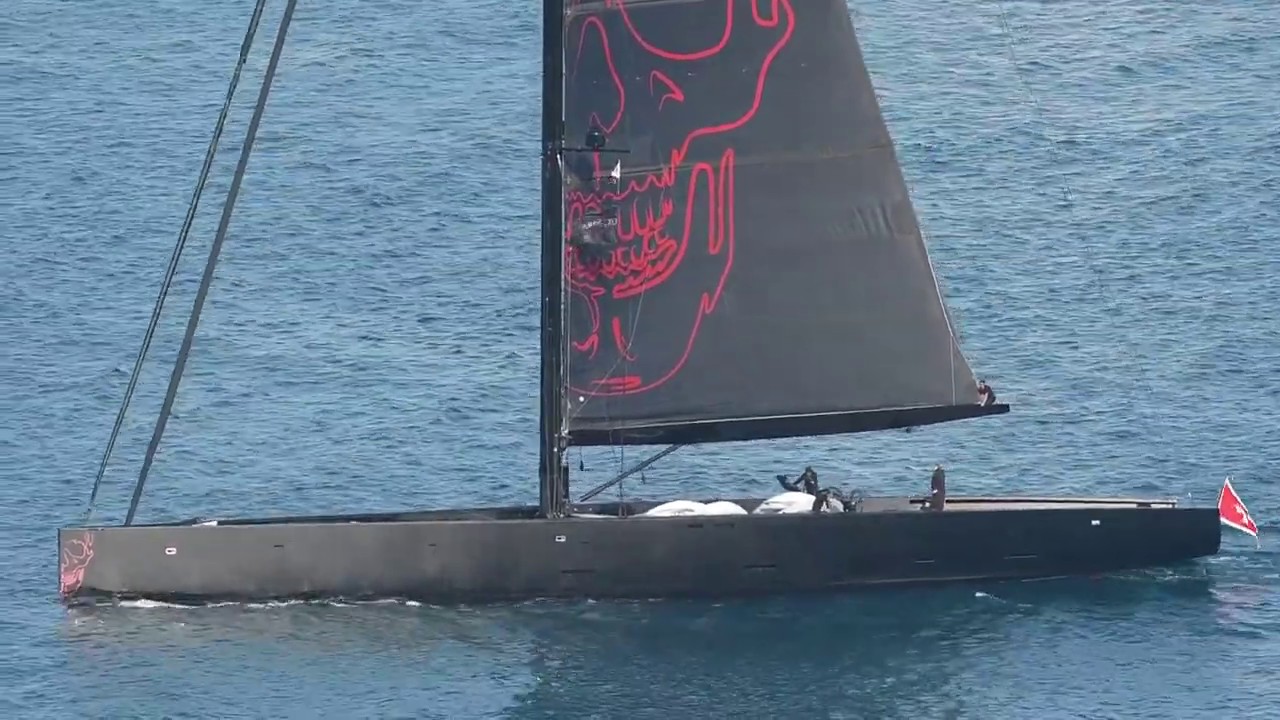 black sails for sailboat