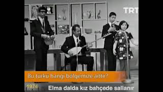 Emel Taşcıoğlu-Evlerinin önü bulgur kazanı 1974 @trtarsiv Resimi