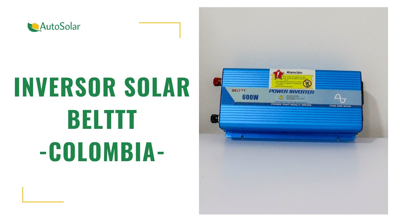Inversor Onda Pura 3000W 12V Belttt - Solartex Colombia