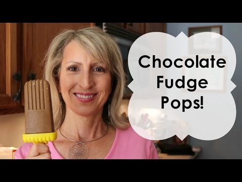CHOCOLATE FUDGE POPS - Raw and Non-Dairy
