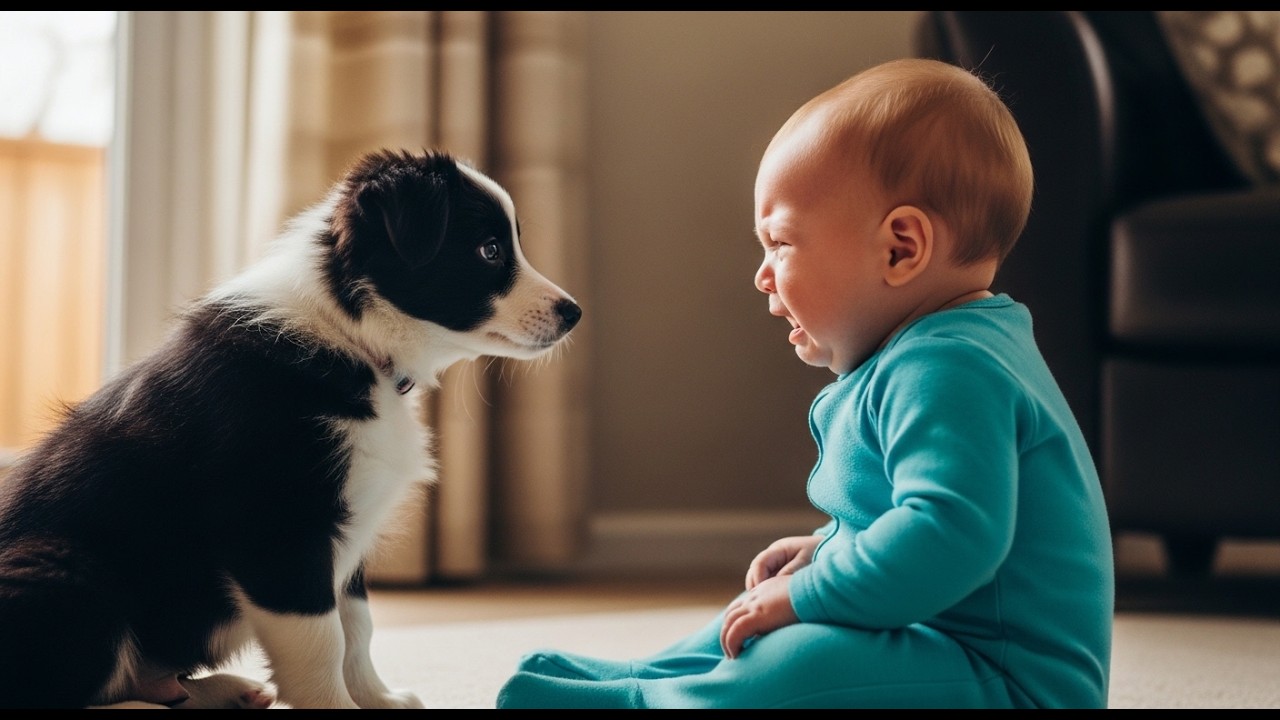 «Малышка плакала 21 день подряд — то, что знал бордер-колли, довело родителей до слёз!»